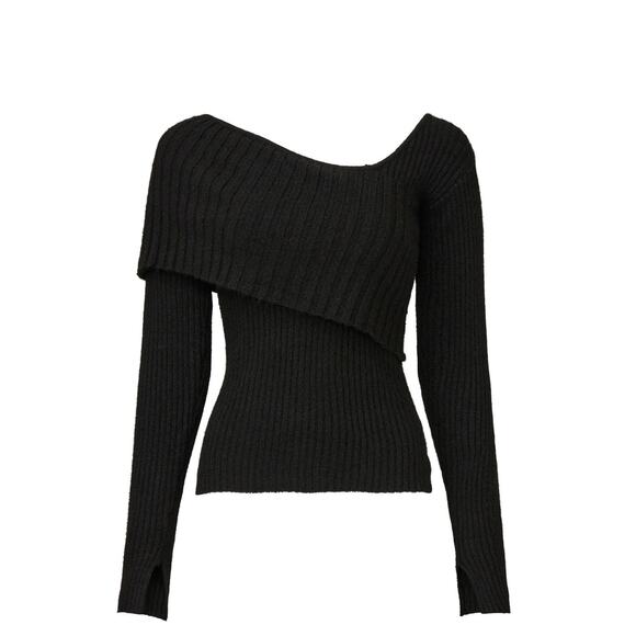 Central Park West Bailey Off The Shoulder Sweater - Picture 2 of 10